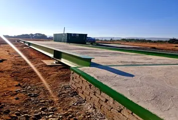 Weighbridge on brick civils