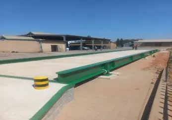 Completed weighbridge
