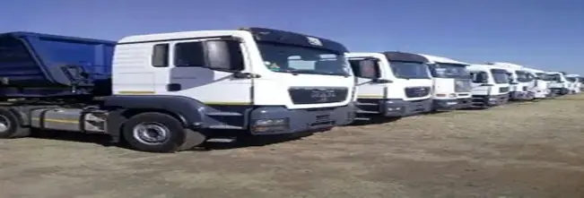 Fleet of trucks