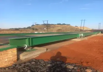Weighbridge on a mine site