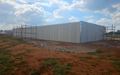 Lightweight concrete panel factory & warehousing