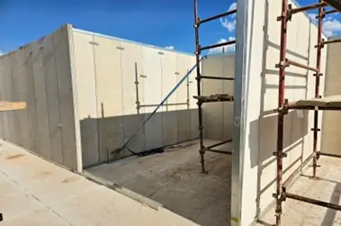 Lightweight concrete panel factory & warehousing
