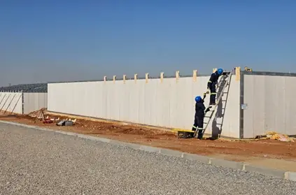 Lightweight concrete panel factory & warehousing