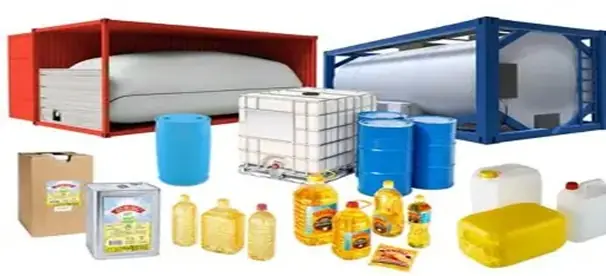 Oil containers: flexitank, ISO tank, IBC and drums