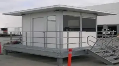 Raised guard house